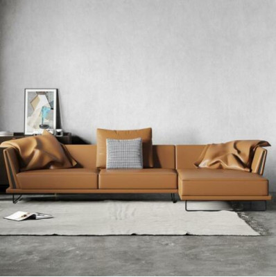Corner sofa L-shape leather living area relax sofa design couch lounge sofas corner new