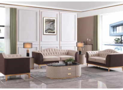 Complete set sofa suite 3+2+1 seater sofa design couch living landscape