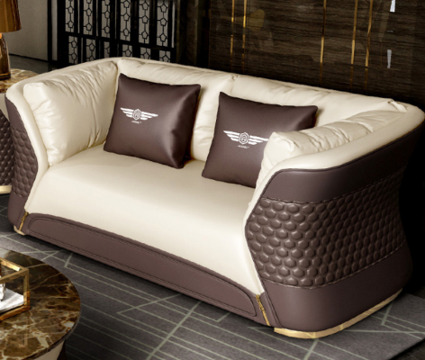 Sofa set 3+2+1 seater leather sofa couch decor living room suite