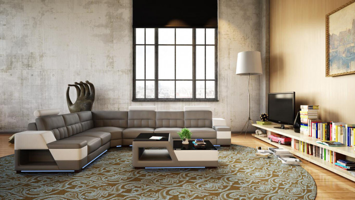 Designer corner sofa sofa living landscape upholstered corner sofa couch set