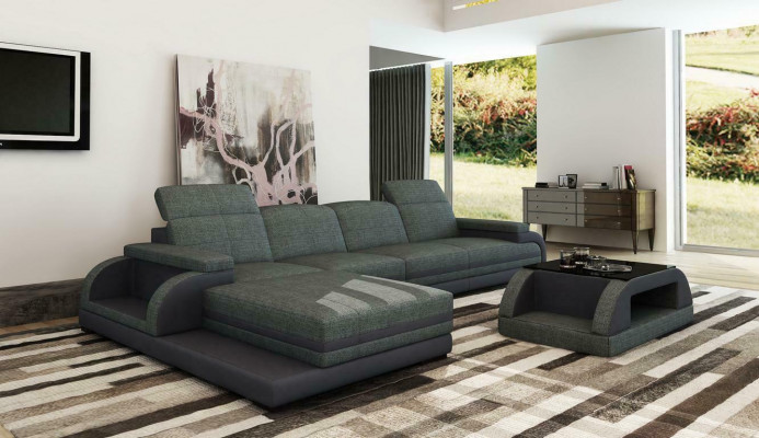 Leather sofa couch living landscape L-shape design modern sofa corner sofa sofas