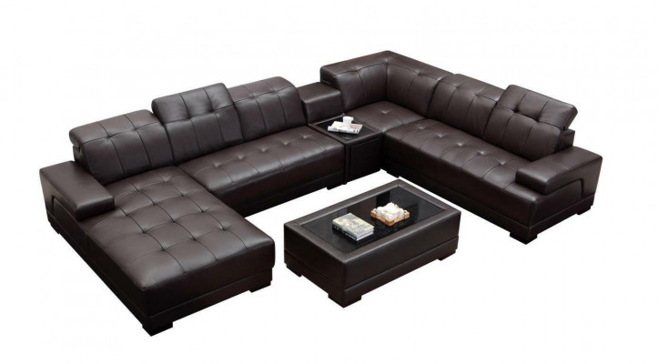 XXL Leather Big Living Room Sofa Couch Corner Sofa Sofas Couches Upholstery