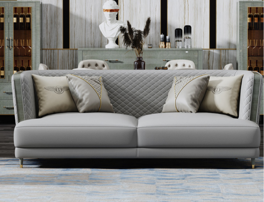 Three-seater couch upholstery design sofa seat decor sofas room furniture modern