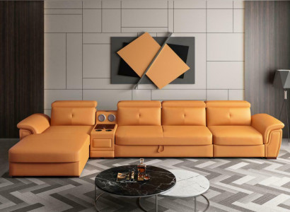 Sofa Couch Corner Sofa L-shape Upholstered Modern Seating Relax Luxury Furniture Living Landscape