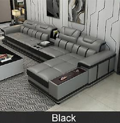 Living area corner sofa L-shape corner upholstered sofa seat design couch sofas faux leather