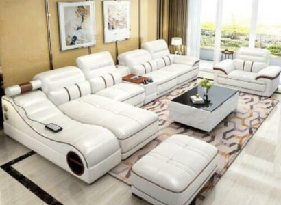 Living landscape luxury sofa couch corner sofa L-shape upholstery modern relax seating furniture