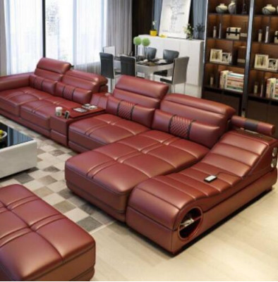Living landscape luxury sofa couch corner sofa L-shape upholstery modern relax seating furniture