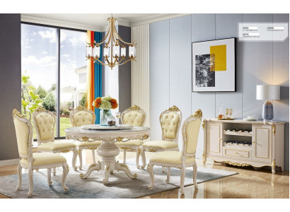Classic Chesterfield Dining Room Chairs Designer 4-Chair Set