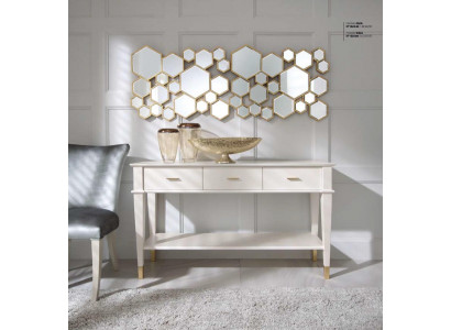 Console table dressing table console luxury wood bedroom white modern