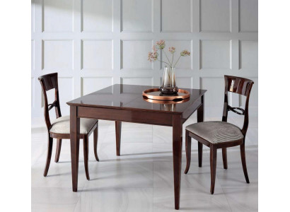 Dining room table dining table high gloss table wood dining corner dining room extendable new