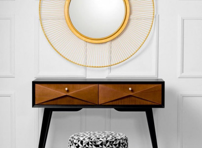 Console table table console chest side table wood modern luxury brown design