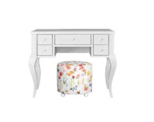 Set makeup table stool children's room furniture children's room modern luxury wood