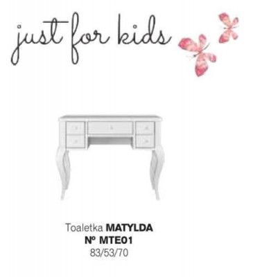 Set makeup table stool children's room furniture children's room modern luxury wood