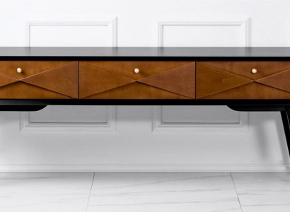 Console table desk console chest of drawers sideboard wood modern luxury brown design new