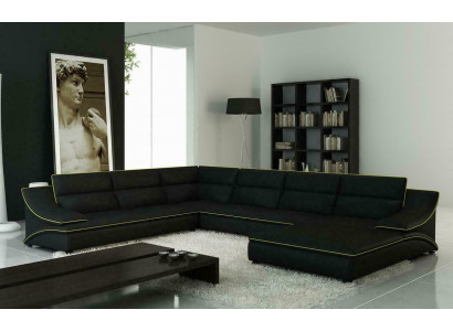 Design XXL Big Corner Upholstered Sectional Sofa Leather Sofa Set