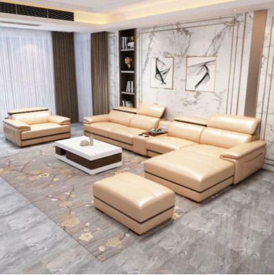 Relax corner suite, corner sofa L-shape upholstery, modern seating furniture, living landscape, luxury.