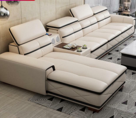 Sofa Furniture Living Landscape Luxury Corner Couch Corner Sofa L-shape Upholstery Modern Sofas New