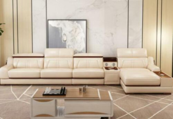 Sectional sofa L-shape upholstered couch relax seating furniture living landscape luxury corner suite