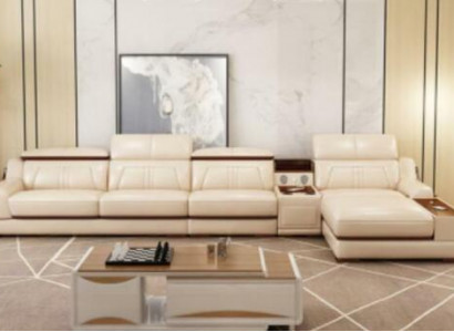Sectional sofa L-shape upholstered couch relax seating furniture living landscape luxury corner suite