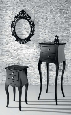 Side table coffee table tables living room luxury black table classic furniture