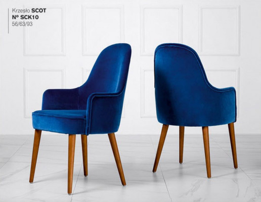 Dining room chair chair armchair seat 1 seat club chair fabric blue dining room wood