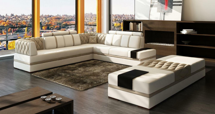 L Form XXL Designer Living Landscape Upholstered Corner Sofa Corner Suite Sofa Couch Corner