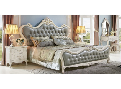 Upholstered bed beds bed hotel upholstered design double designer solid wood