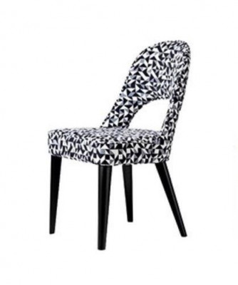 Dining chair chair armchair seat 1 seat club chair fabric modern dining room wood