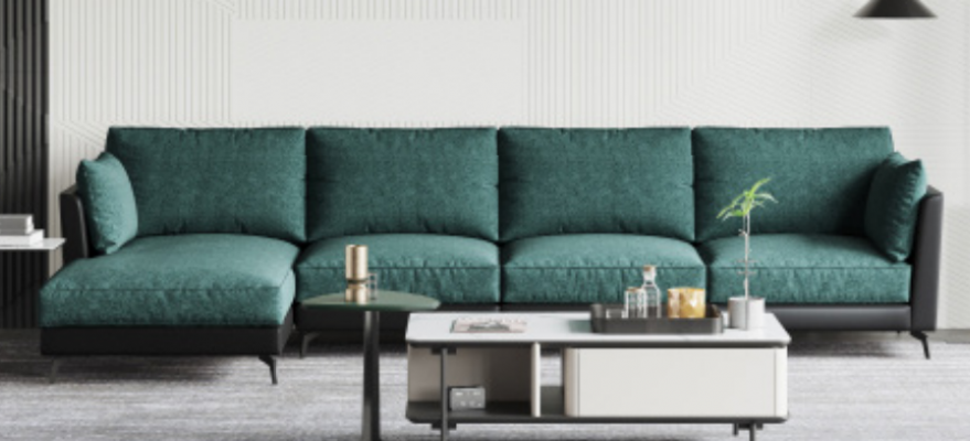 Corner sectional L-shaped living area sofa upholstered suite fabric sofas furniture