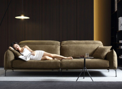 Sofa Upholstery 4-Seater Fabric Big XXL Living Room Couches Fabric