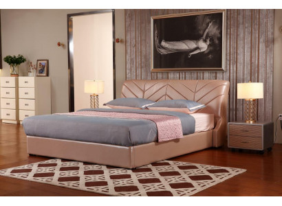 Modern luxury design bed XXL beds style hotel double leather 140 160