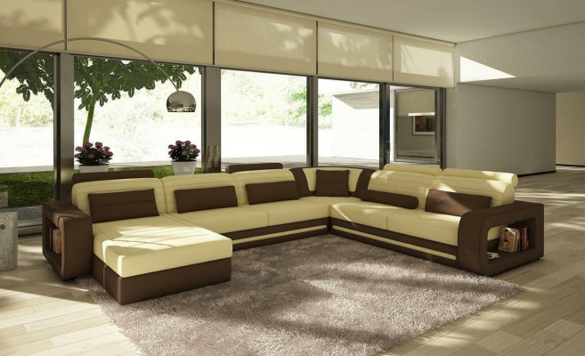 Multifunctional Couch Sofa Upholstery XXL Big New Sofa Corner Couches Leather