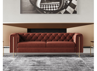 Three-seater sofa upholstery design couch seating sofas 3-piece room furniture modern
