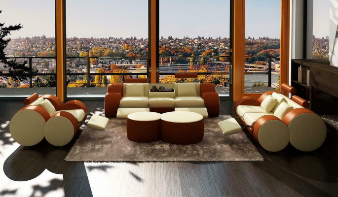 Sofa set design couch 3+2 set upholstery leather sofa living room furniture.