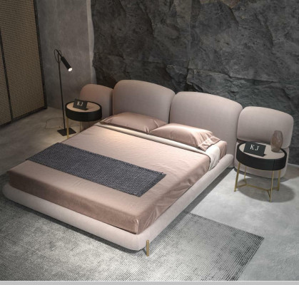 Upholstered bed bedroom beds 180x200 Italian design