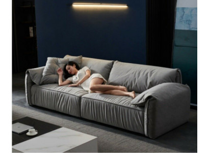 Design Sofa 4-seater Upholstered Textile Sofa Furniture Sofa 4-Seater Couch Upholstered