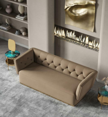 Living Area Relax Seat Design Couch Lounge Sofas Fabric Sofa 3-Seater