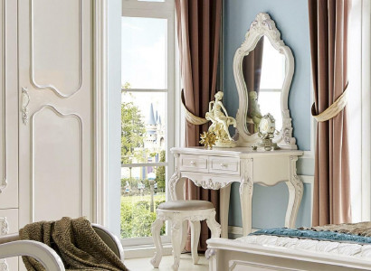 Table Classic Console Mirror Dressing Table Bedroom Dresser