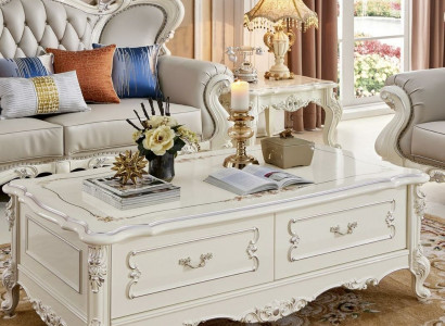 Baroque Rococo coffee table table living room tables classical wood