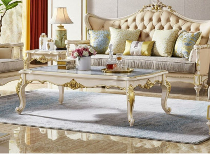 Coffee table table side table wood tables side living room table baroque new