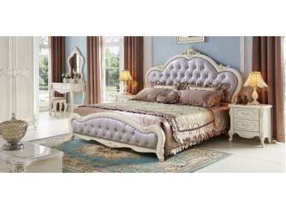 Dressing table mirror stool luxury chest of drawers console bedroom Baroque