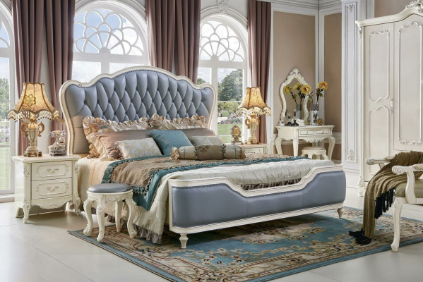 Makeup table mirror stool luxury dresser bedroom console baroque rococo new