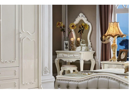 Dressing table vanity stool mirror cosmetic table nightstands