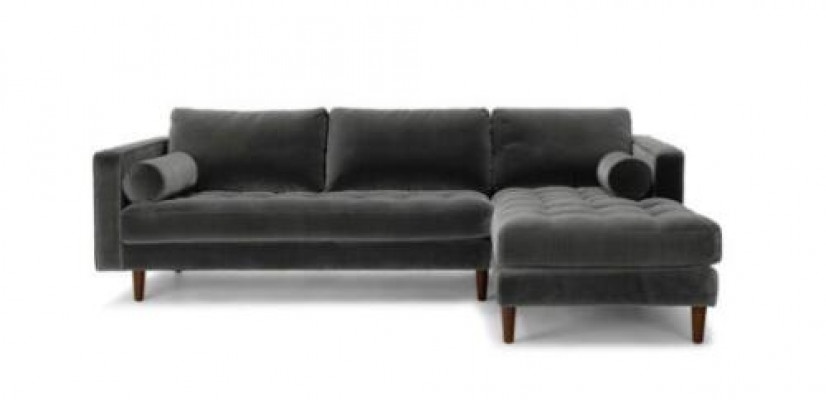 Corner sofa L-shape living landscape corner upholstered sofa seating design couch sofas fabric new