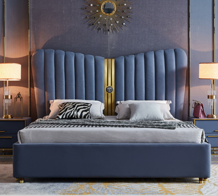 Bed pillow design luxury hotel beds 150/180cm sleep room double