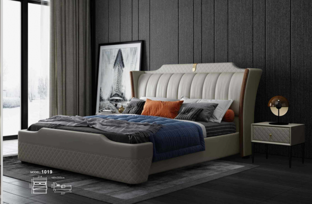 Italian style furniture design beds modern frame bedroom