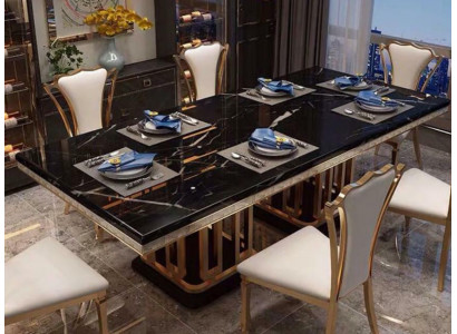Luxury Modern Marble Style Dining Table Furniture Table Tables Dining Room Design Kitchen