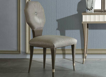 Luxury design upholstered chairs seat backrest dining chair wooden leather chair armchair new