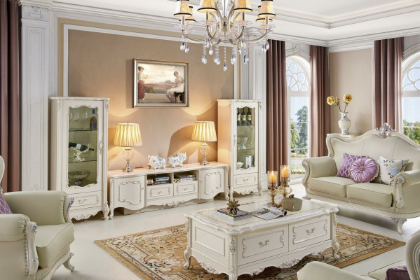 Coffee table table living room tables baroque rococo classical wood