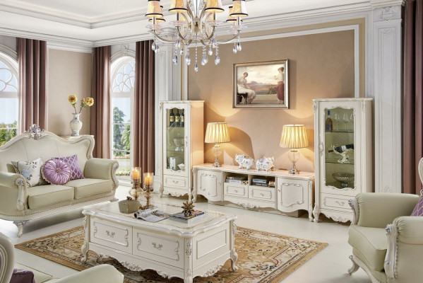Coffee table table living room tables baroque rococo classical wood